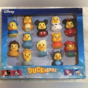 Disney Duckalooz Toys‎ 12 Piece Characters Mickey Minnie Mouse stitch Princess